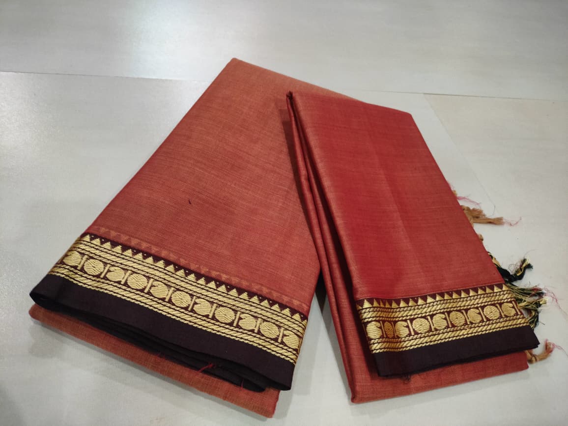 NARAYANAPET 2Pc (ANARKALI )SET-PEACH