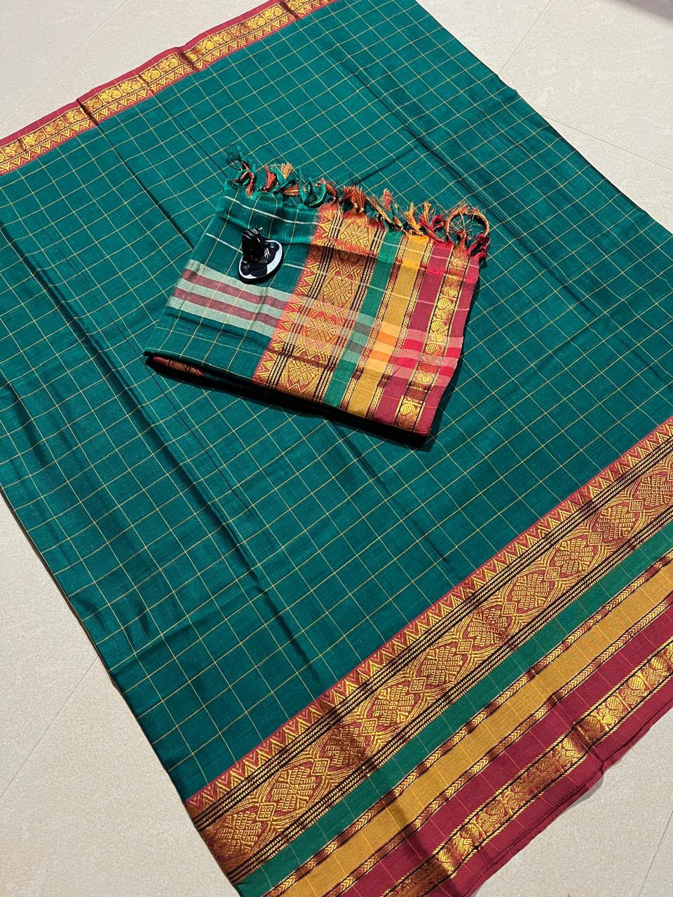 NARAYANAPET 2Pc (ANARKALI )SET-GREEN